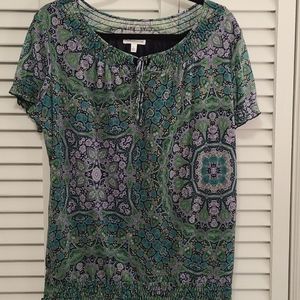 Croft&Barrow blouse Lg